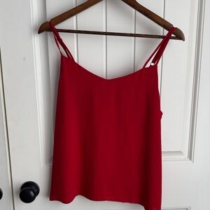 Skies Are Blue Red Double-Strap Camisole Size Medium